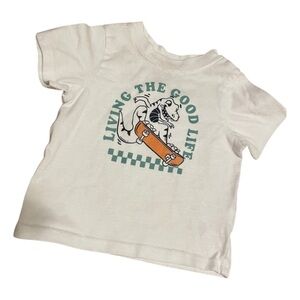 Garanimals Baby Boy 6-9m ‘Living The Good Life’ Dinosaur Graphic T-Shirt FREE